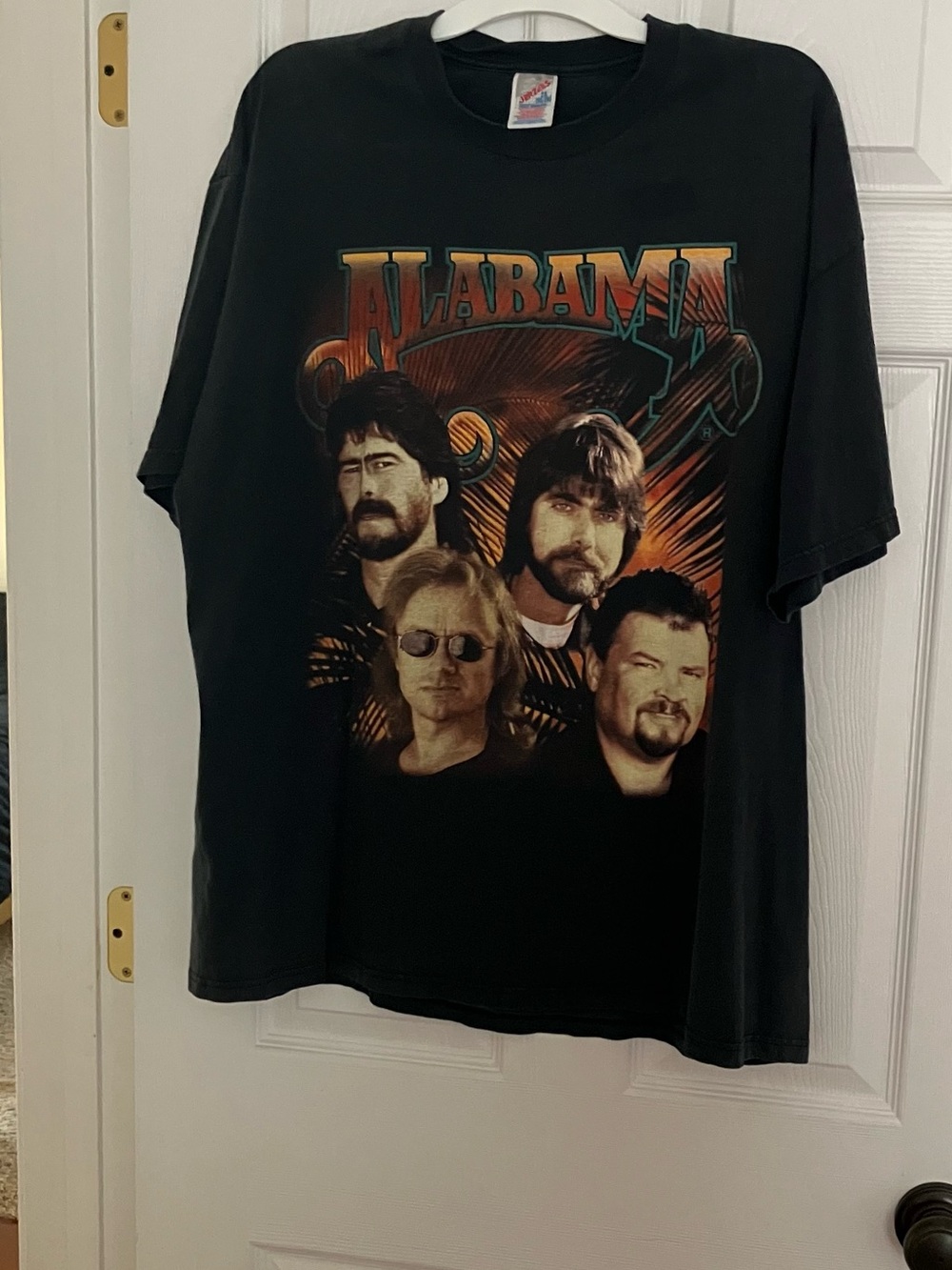 Vintage 90s Alabama Dancing On The Boulevard Tour TShirt Made in USA Size 2XL